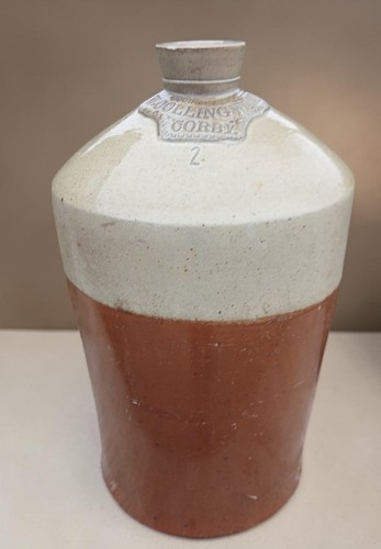 Large gallon pottery flagon - 2,