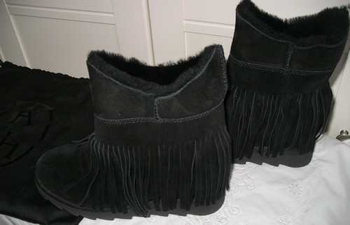 Ash ankle suede fringed - ankle,