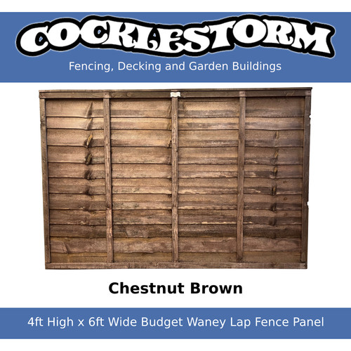 4ft high 6ft wide chestnut - 4ft, x
