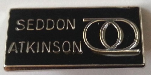 Seddon atkinson enamel lapel - atkinson,