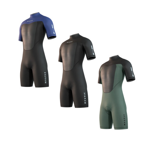 Mystic brand 2mm back - 3/2mm, back-zip