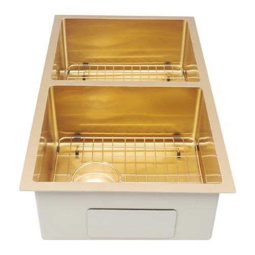 Double bowl sink kitchen - bowl,
