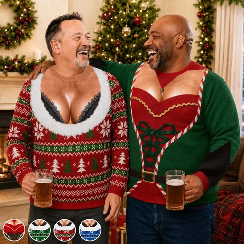 Funny ugly christmas sweater - ugly,