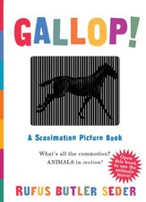 Gallop!: A Scanimation Picture Book by Rufus Seder Hardback Book The Cheap Fast