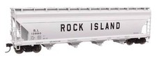 Walthers Mainline HO Rock Island #13980 ACF 5250 4-Bay Centerflow Covered Hopper