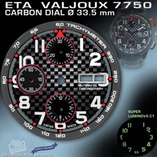 DIAL CARBON FOR MOVEMENT ETA