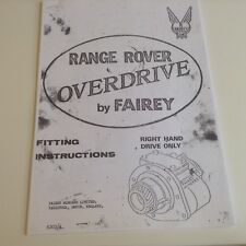 CLASSIC "FAIREY" RANGE ROVER