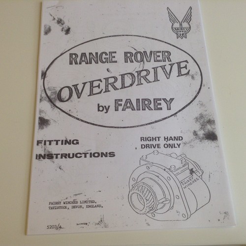 Classic fairey range rover - classic, "fairey"