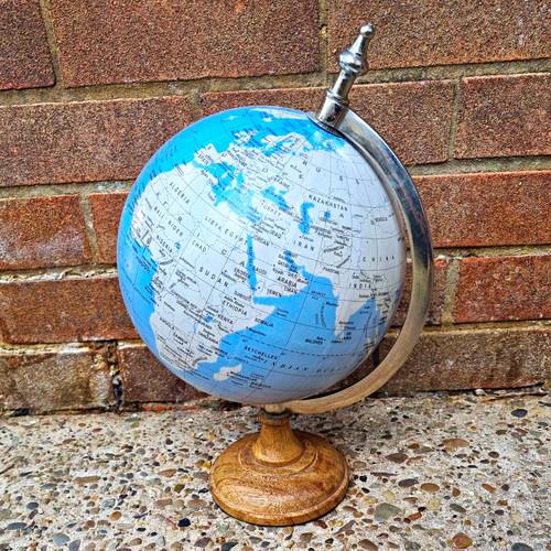 Tabletop world globe rotating - tabletop,