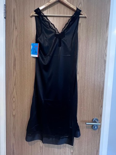 Pretty black silky - silky, nylon