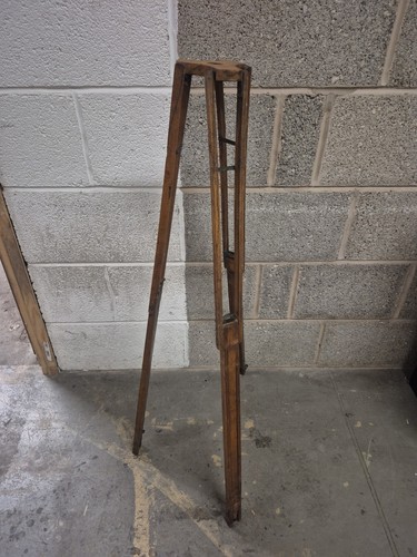 Wooden camera tripod - wooden, vintage