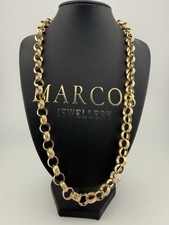 9CT Gold Belcher Chain 24.4"