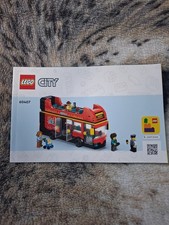 Lego City Double Decker Red Bus  60407 Instruction Manual