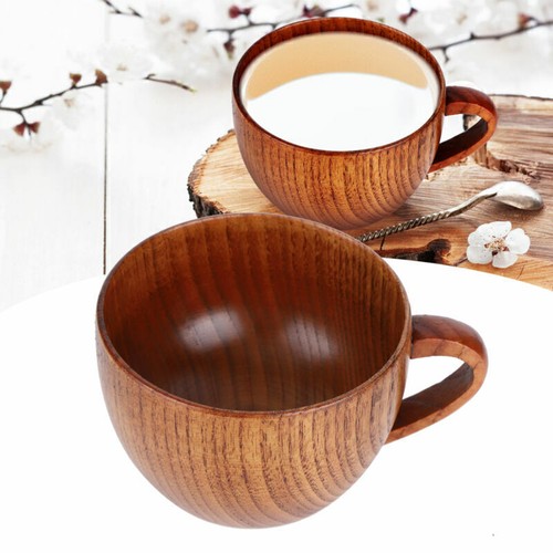 Natural wooden cup wood coffee - natural,