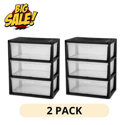 Pack sterilite wide drawer - 2,