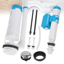Toilet Cistern Repair Kit Fill Flush Valve Dual Button Water Tank Accessories