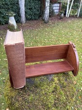 Beaverman Colin Almack Oak Book Trough Rack Ex Mouseman Arts + Crafts 19" Ex+