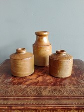 Antique Old Ink Pots Bottles
