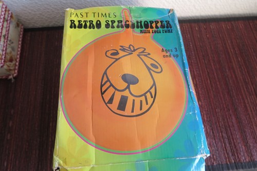 Retro spacehopper toy with - retro,
