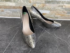 Carvela Kurt Geiger Womens Court Shoes 3.5 Heels UK 4 Eur 37 Black Beige Print