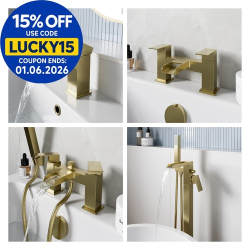 Waterfall bathroom taps - waterfall,