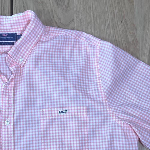 Vineyard vines gingham button - vines,