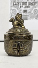 Vintage Japanese Brass Foo Dog