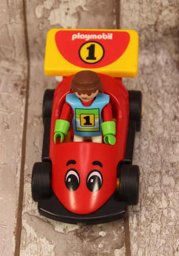 Playmobil red racing car - racing,