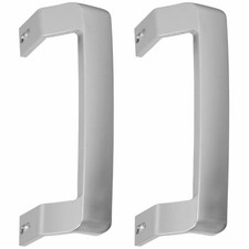 2X UNIVERSAL Door Handle Freezer Fridge Refrigerator Silver 4900061200 Handles