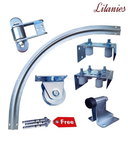 Curved fold radius gate - fold,
