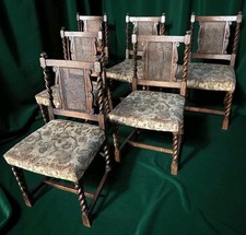 Set of 6 Antique Dining Chairs