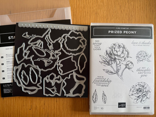 Stampin prized peony - up,