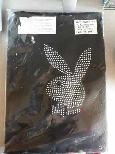 Playboy bling satin - satin, pillow