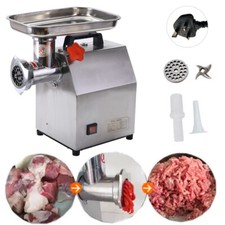 400W Commercial Electric Meat Grinder Mincer Sausage Maker Filler Machine 60KG/H