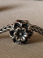Trollbeads retired Zucchini Flower silver bead