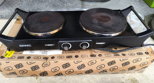Duronic hp2bk hot plate - duronic,
