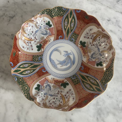 Japanese imari porcelain bowl - japanese,