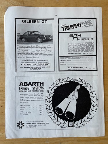 Gilbern ace motor company - gilbern, gt