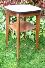 Mid Century Formica Tall Table