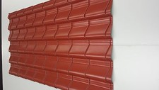 Tile Effect Roofing Plastisol,Pan Tile Effect metal Sheets equestrian roof