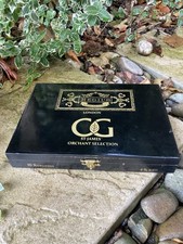 Regius Black Wooden Cigar Box Crafts Storage