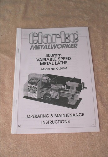 Clark model cl300m lathe - model,