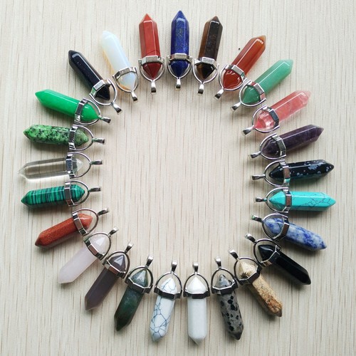 Crystal pendant necklace - pendant,