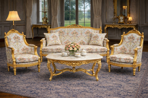 Sofa set french louis - set,