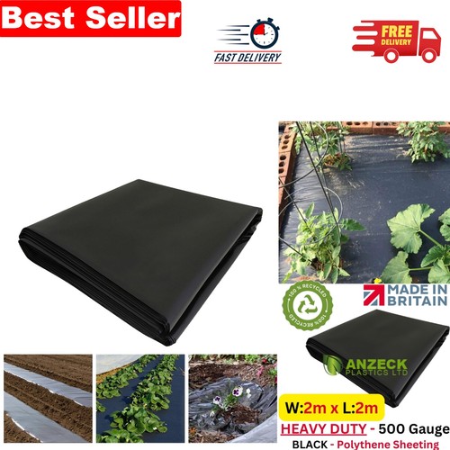 500g thick black plastic - 500g,