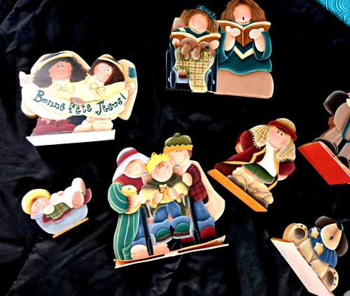 Hand painted primitive - , wooden