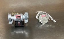 Sears Miniature Craftsman Circular Saw And Bench Grinder Ornament Lot Of 2 Xmas