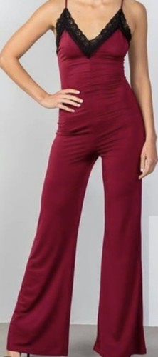 Symphony lace trim palazzo - lace,