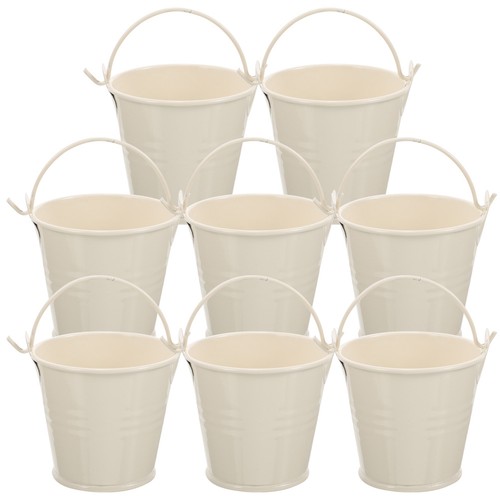 Pcs mini tinplate buckets - 8,