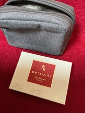 BVLGARI Men''s Travel Set Body Lotion After Shave Eau de Cologne with Travel Bag